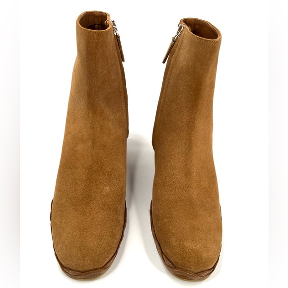 SALVATORE FERRAGAMO CANARIA CROSTA ESPADRILLE WEDGE SUEDE BOOTIES SIZE 6 - Picture 10 of 11